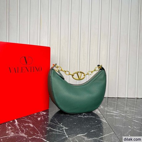 Valentino Garavani VLogo Moon Small Hobo Bag
