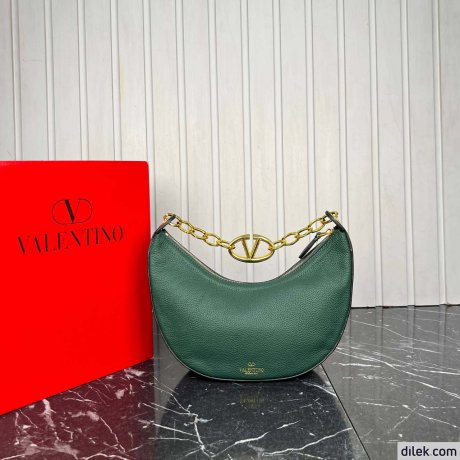Valentino Garavani VLogo Moon Small Hobo Bag