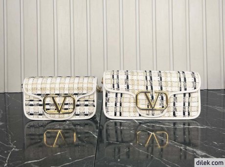 Valentino Loco Small Toile Iconographe Shoulder Bag