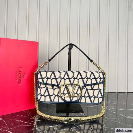 Valentino Loco Toile Iconographe Shoulder Bag
