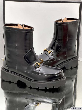Gucci Women Leather Boot