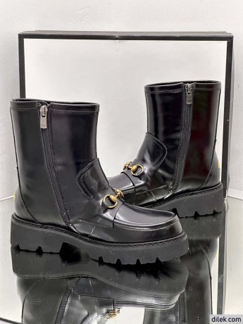 Gucci Women Leather Boot