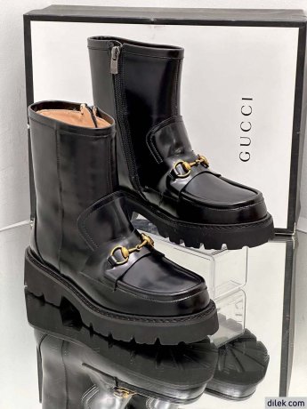 Gucci Women Leather Boot