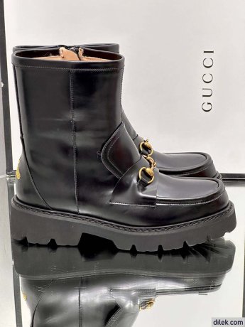 Gucci Women Leather Boot