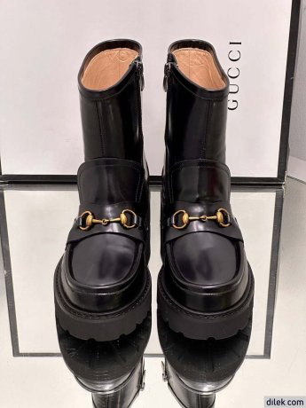 Gucci Women Leather Boot