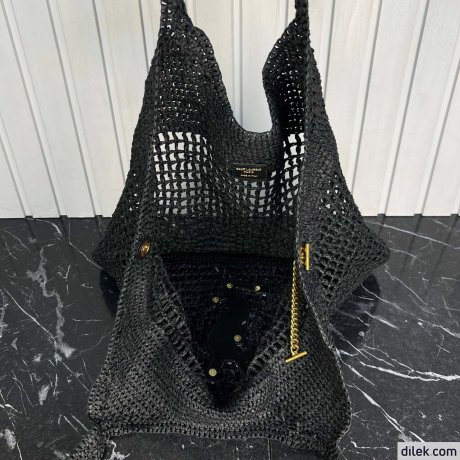 Saint Laurent Icare In Raffia