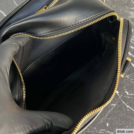 Saint Laurent Lyia Duffle In Quilted Lambskin