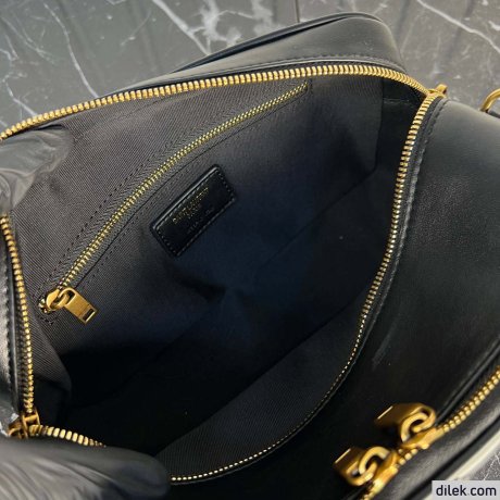 Saint Laurent Lyia Duffle In Quilted Lambskin