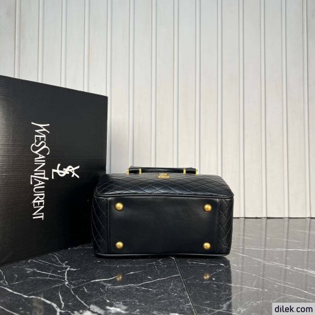 Saint Laurent Lyia Duffle In Quilted Lambskin