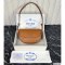 Prada Arque Leather Shoulder Bag With Flap