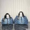 Dior Small Toujours Bag Blue Denim