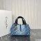 Dior Small Toujours Bag Blue Denim