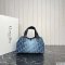 Dior Small Toujours Bag Blue Denim