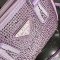 Prada Galleria Satin Small Bag With Crystals