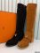 Hermes Women Long Suede Boot