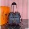 Louis Vuitton Lockme Leather Crossbody Bucket Bag