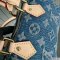 Louis Vuitton Nano Speedy Monogram Denim
