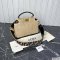 Fendi Peekaboo Small Canvas Bag
