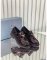 Prada Chocolate Brushed Leather Loafers