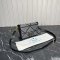 Prada Satin Flap Bag With Crystals
