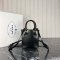 Prada Small Brushed Leather Tote