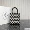 Prada Symbole Embroidered Fabric Mini Bag