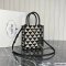 Prada Symbole Embroidered Fabric Mini Bag