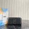 Saint Laurent Cassandre Metelasse Zip Around Wallet