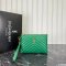 Saint Laurent Monogram Leather Pouch