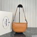 Prada Arque Leather Shoulder Bag With Flap