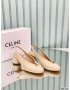 Celine Leather Slingback Pumps