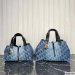 Dior Small Toujours Bag Blue Denim