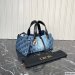 Dior Small Toujours Bag Blue Denim