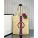 Gucci Raffia Tote Bag