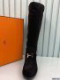 Hermes Women Long Suede Boot