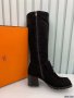 Hermes Women Long Suede Boot