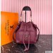 Louis Vuitton Lockme Leather Crossbody Bucket Bag