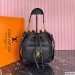 Louis Vuitton Lockme Leather Crossbody Bucket Bag