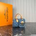 Louis Vuitton Nano Speedy Monogram Denim