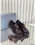 Prada Chocolate Brushed Leather Loafers