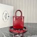 Prada Small Brushed Leather Tote