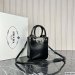 Prada Small Brushed Leather Tote