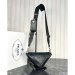 Prada Triangle Leather Mini Bag